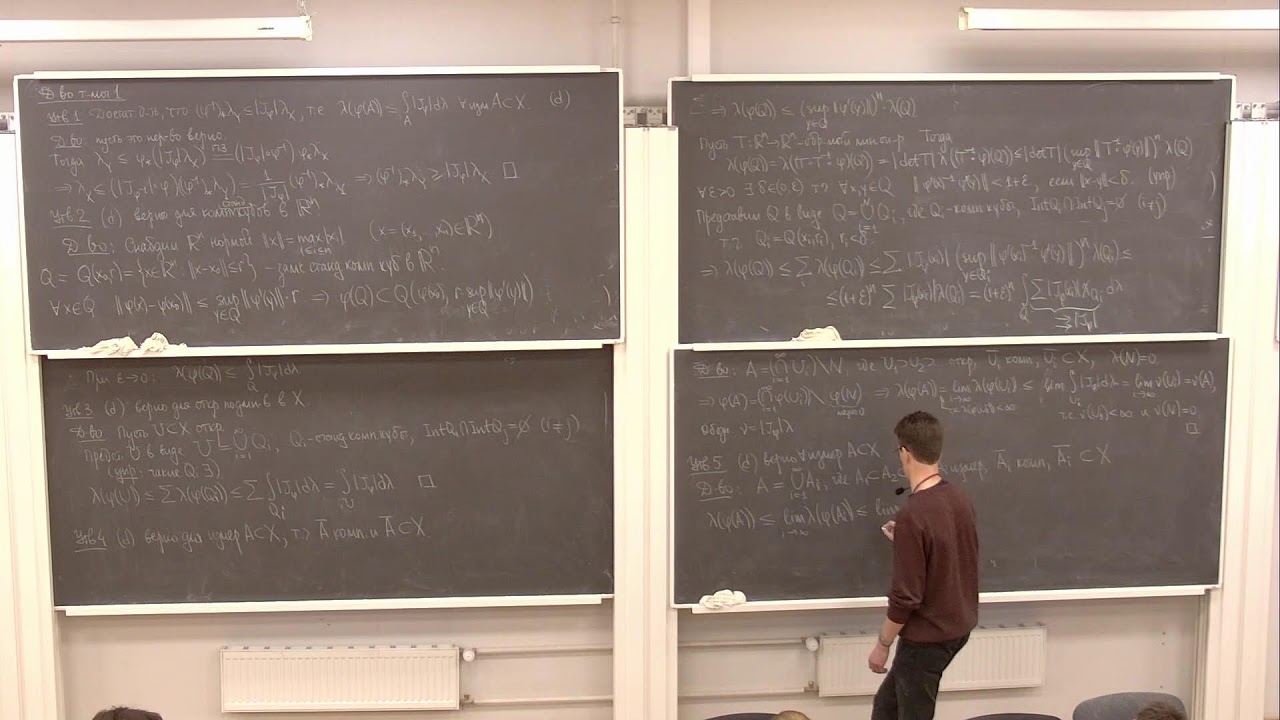 Мера и интеграл. Лекция 15. Пирковский А.Ю.