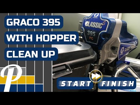 Graco 395 Airless Paint Sprayer Cleaning FAST