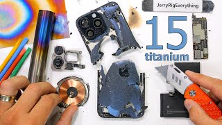 How much Titanium does iPhone 15 Pro actually have? -  NO SECRETS HERE!