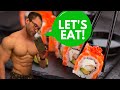 Full Day of Eating on Prep | 2140 Calories Refeed 3 Weeks Out