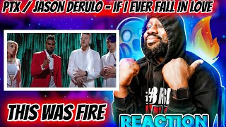 FIRST TIME HEARING Pentatonix - If I Ever Fall In Love (Official Video) ft. Jason Derulo | Reaction