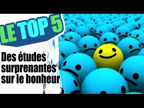 Le top 5 des études surprenantes sur le bonheur