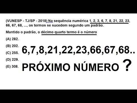 Questão de Concurso Matemática (Sequência Lógica)
