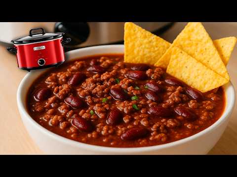 ✅ Cómo hacer CHILI CON CARNE ▶ FACIL y DELICIOSO en OLLA LENTA 😍