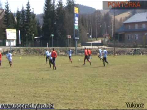 [SPARING-15.03.09r.] ZUBER KRYNICA ZDRÓJ-LKS POPRAD RYTRO 2-2 (GOL NA 2-2)