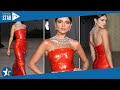 Eiza Gonzalez Flaunts Physique In Dazzling Red Strapless Gown At Academy Museum Gala In LA 320283
