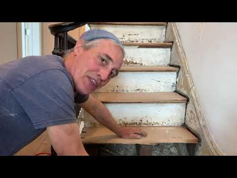 Removing Treads and Risers from the 1870s:Old Carpenter Techniques and Treasure