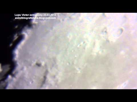 Mare Frigoris video by telescope