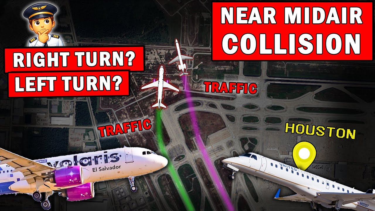 PILOT ERROR on Takeoff | Near Mid-Air Collision & TCAS Saved Lives Again!