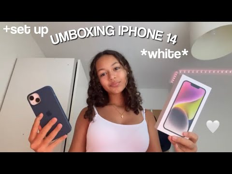IPHONE 14 UNBOXING *white*