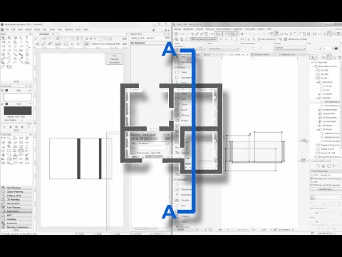 Schnitt erstellen in ArchiCAD und Vectorworks