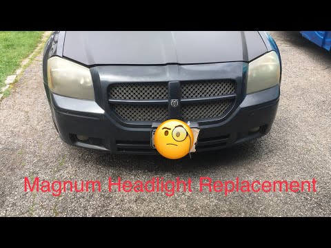Dodge Magnum headlight and fog light replacement