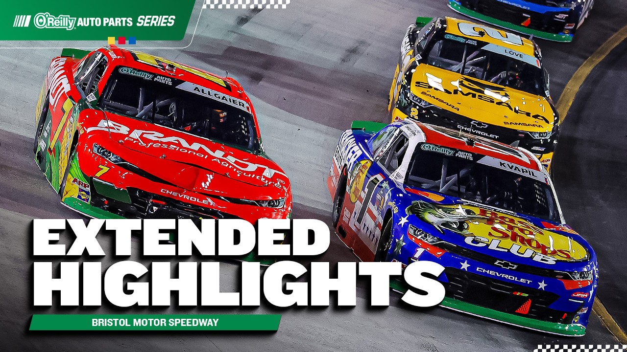 NASCAR O'Reilly Auto Parts Series Highlights at Bristol