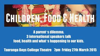 preview picture of video '2015-03-27 Dr Michael Antonio at Children, Food & Health Tauranga'