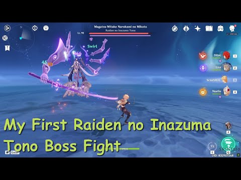My First Raiden no Inazuma Tono Boss Fight