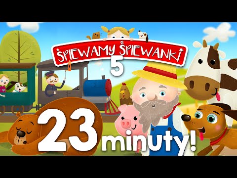 Śpiewamy Śpiewanki: Zestaw Jedzie pociąg, Cztery łapy, Krowa, Dziadek farmę miał, Stary niedźwiedź