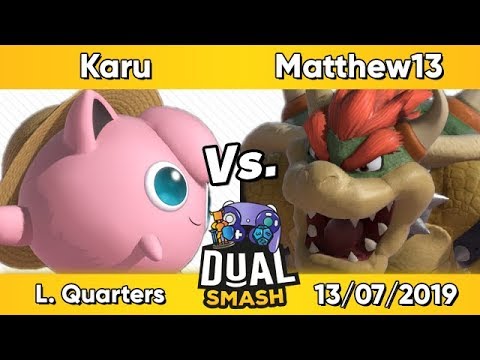 [Dual Smash #8 Arcadian] Karu (Jigglypuff, Joker) Vs. Matthew13 (Bowser) - Losers Quarters