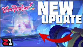 NEW UPDATE ! Finding The HIDDEN PORTAL To The NEW POWDERFALL BLUFFS ! Slime Rancher 2