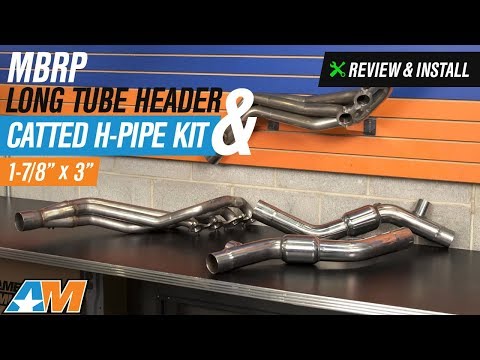 2011-2014 Mustang (GT) MBRP Long Tube Header and Catted H-Pipe Kit - 1-7/8" x 3" Review & Install