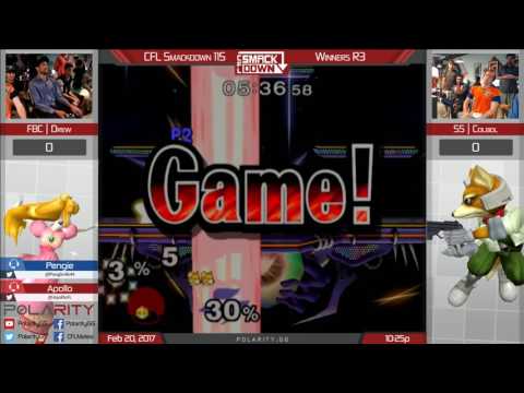 CFL Smackdown 115 Melee - FBC Drew (Peach) vs SS Colbol (Fox) - Winners R3