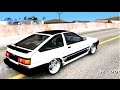 Toyota Sprinter Trueno AE86 для GTA San Andreas видео 1