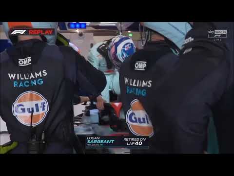 Logan Sargeant feels sick and has to retire | 2023 Qatar GP