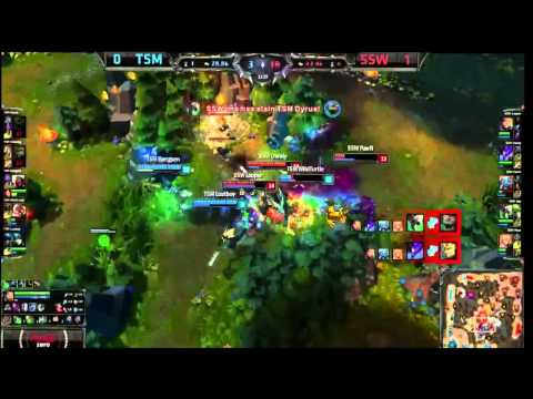 Recap: Worlds 2014 Quarter Final Day 1 - TSM vs Samsung White (TSM - SSW)
