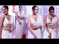 Malaika Arora In Desi Outfit With Heavy Jewellery Arrived Lokmat Award