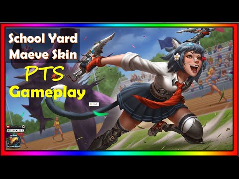 Paladins 5.1 Schism PTS - Maeve New Skin School Yard Maeve, Voice Gameplay