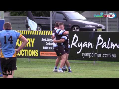 2017 RAMS NHRU Round 2 Premier 2 - Nelson Bay v Southern Beaches Highlights