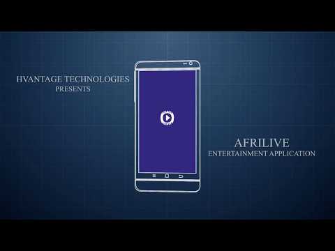 Afrilive - Live video streaming Mobile Application Video