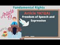 Article 19(1)(A) : Freedom of Speech and Expression | UPSC Polity in English