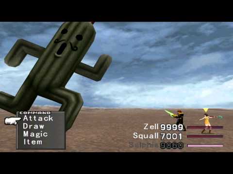 [FFVIII] Walkthrough - Pt.60 (Optional) Cactuar + Eva-J & Luck-J