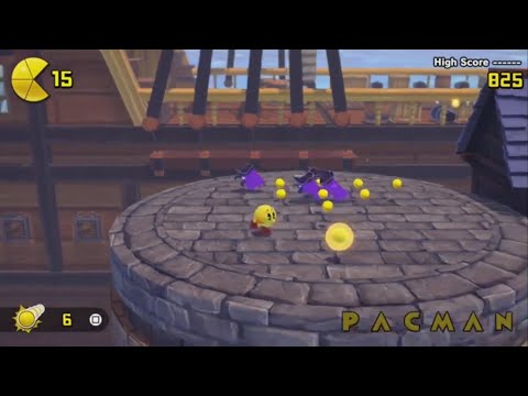 PAC-MAN WORLD Re-PAC [Walkthrough Part 1 ~ Pirate Ship Area]