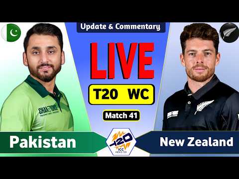 Pakistan vs New Zealand 41st T20 Live Match Today | PAK vs NZ Live Score & Commentary