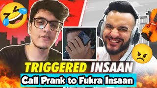Triggered Insaan Prank Call To Fukra Insaan 🤣🤣 ( FUNNIEST VIDEO )