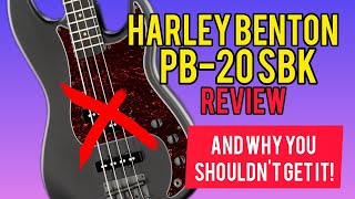 Video thumbnail for You Should NOT Buy This Harley Benton Bass! Harley Benton PB-20 SBK Review by Rosborough