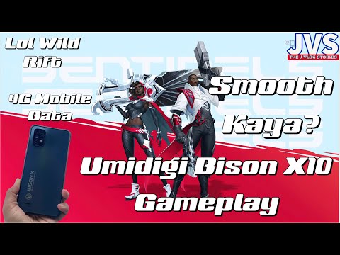 Umidigi Bison X10 LOL Wild Rift Gameplay Using 4G Mobile Data - Filipino