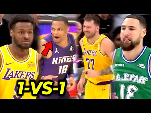 BRONNY VS WESTBROOK! One on one, tinawanan ni Luka si Brodie| Vintage Klay Thompson, buhat si Coop!