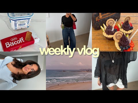 weekly vlog 💌 back at work, viral japanese biscoff cheesecake, oura ring update, zara haul