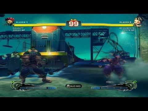 Super Street Fighter 4 Tokido (Akuma) vs Acqua (Ibuki)