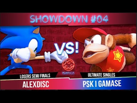 PSKSHOWDOWN 04 - DT AlexDisc (Sonic) Vs. PSK Gamase (Diddy Kong) LS