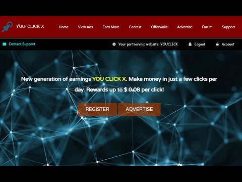 Без вложений Букс YOU CLICK X мин вывод 5 $