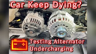 Chevy Express Battery Light On? Alternator Undercharging - How To Test Battery & Replace Alternator