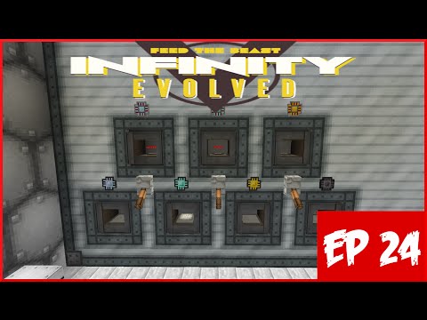 FTB Infinity Evolved- Automatic AE2 Inscriber |EP 24| (Modded Expert mode)