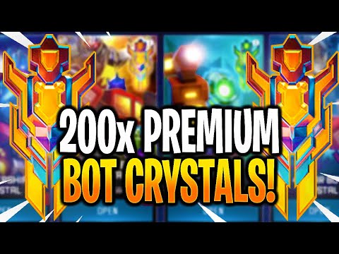 *NEW* 200x PREMIUM BOT CRYSTAL OPENING! - Transformers: Forged To Fight