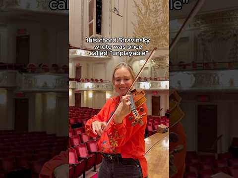 this chord Stravinsky wrote was once called “unplayable”