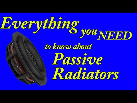 How to Design, build and Tune a Passive Radiator