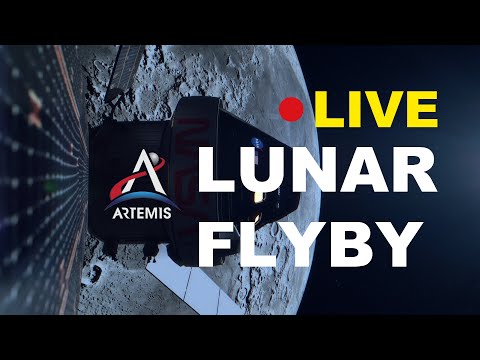 Orion Lunar Flyby at 12x Speed