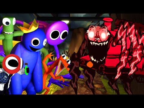 Choo-Choo Charles VS Rainbow Friends 🎶 FNF Friends Friends to Your End but Choo-Choo Charles Sing it